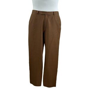 Yansi Fugel Womens 10 Washable Suede Pants High Rise Premium Stretch Dress Pants